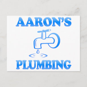 Aaron's Plumbing Postcard
