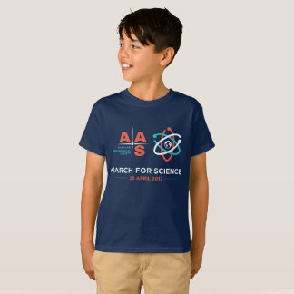 AAS + March for Science; Kids! - Navy T-Shirt