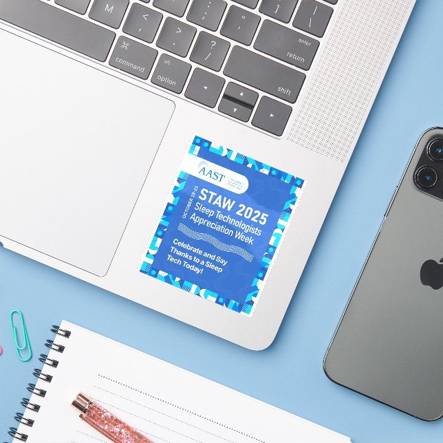 AAST 2025 STAW Sticker (Laptop w/ iPhone)