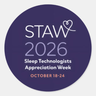 AAST 2026 STAW Round Sticker