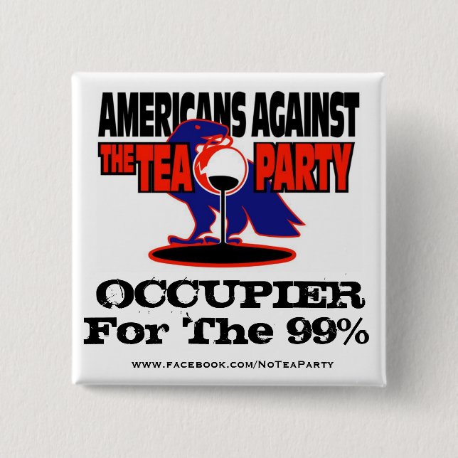 AATTP #OCCUPY PINBACK BUTTON (Front)