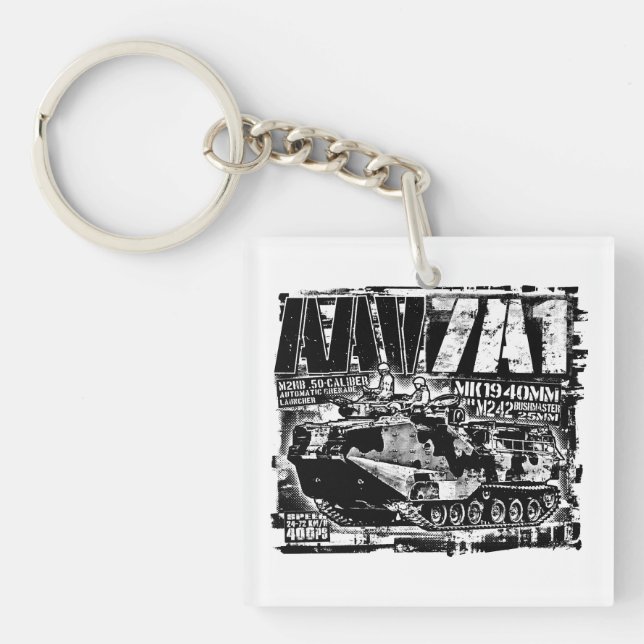 AAV-7A1 Keychain Acrylic Keychain (Front)