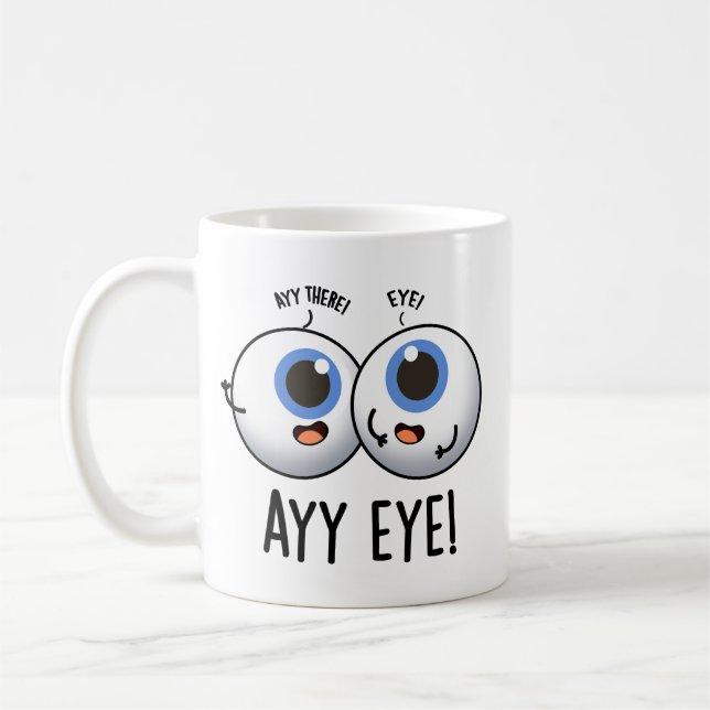 Aay Eye Funny AI Pun  Coffee Mug (Left)