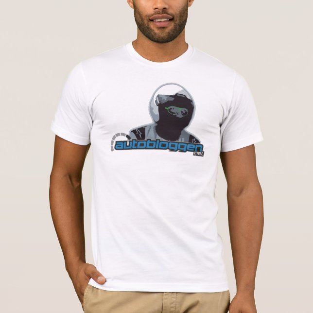 AB ALM-RACING - hvit T-Shirt (Front)