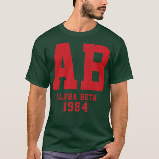 AB Alpha Beta 1984 vintage fraternity Revenge of t T-Shirt