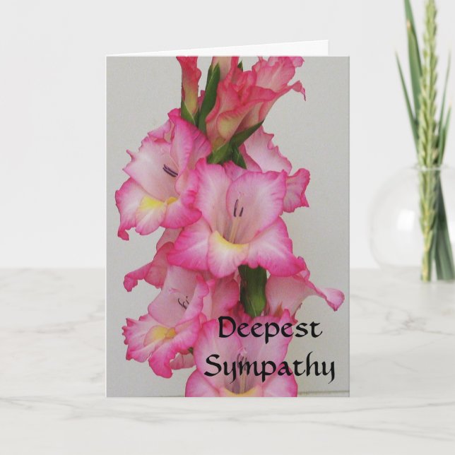 AB- Deepest Sympathy Floral Card (Front)
