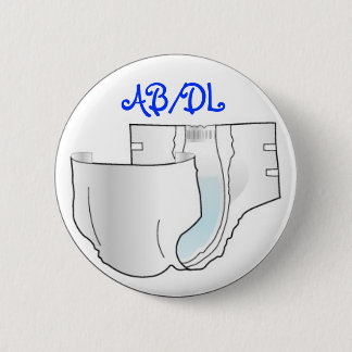 AB/DL PINBACK BUTTON