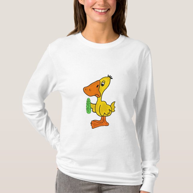 AB- Duck with a Pickle T-shirt (Front)