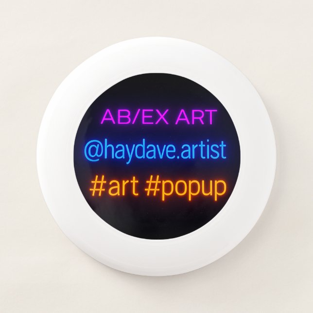 AB/EX Pop-Up Flying Disc (Front)