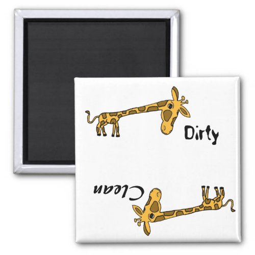 AB_ Funny Giraffe Dishwasher Magnet