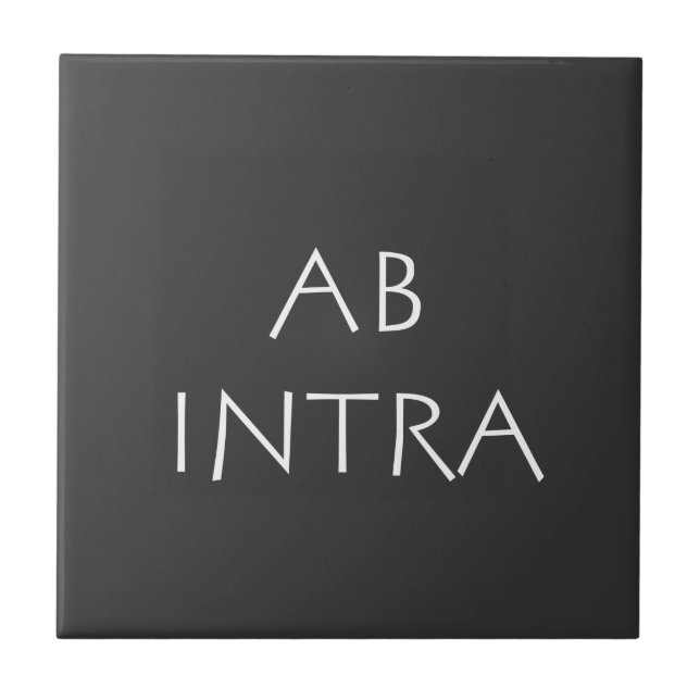 Ab intra ceramic tile (Front)