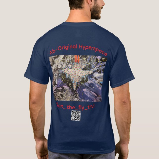 Ab-Original Hyperspace T-Shirt- Men's T-Shirt (Back)