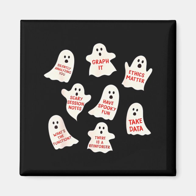 Aba Halloween Behavior Fall Applied Behavior Ysis  Magnet (Front)