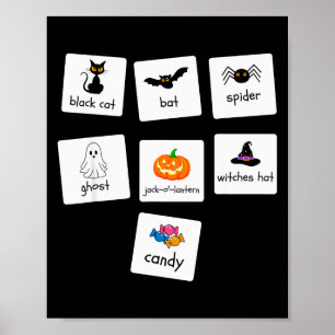 Aba Halloween Special Education Teacher Behavior Y Poster