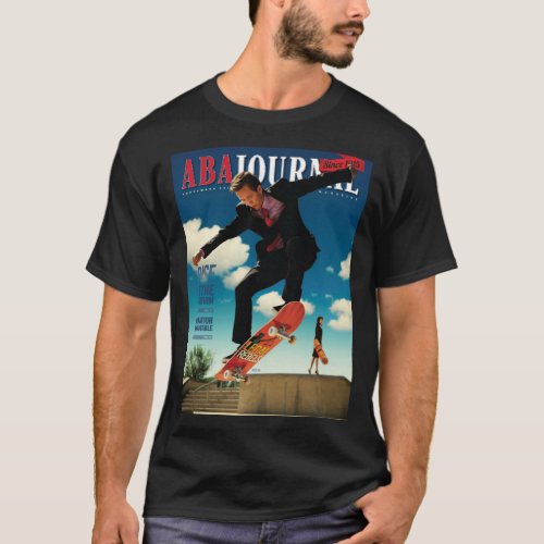 ABA Journal Legal Rebels Skater Cover T_Shirt