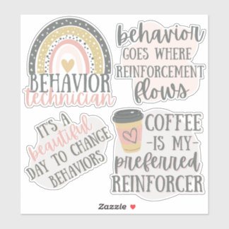 ABA Stickers, Behavior Analyst Gift, Behavior Tech Sticker