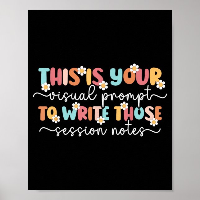 Aba Therapist Aba Therapy Applied Behavior Analysi Poster (Front)