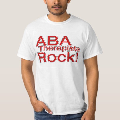 ABA Therapists Rock T_Shirt
