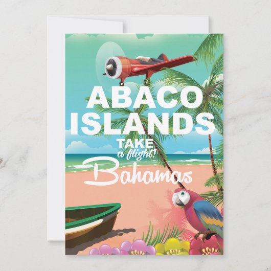 Abaco Islands vacation poster (Front)