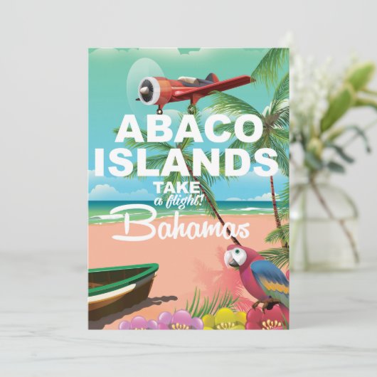 Abaco Islands vacation poster (Standing Front)