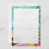 Abaco Islands vacation poster (Back)
