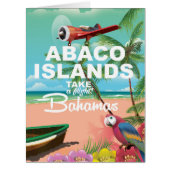 Abaco Islands vacation poster (Front)