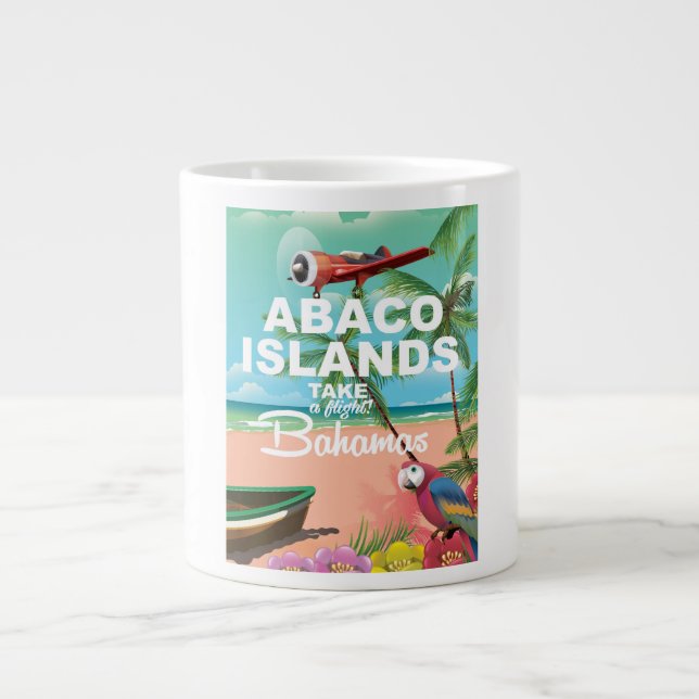 Abaco Islands vacation poster Giant Coffee Mug (Front)