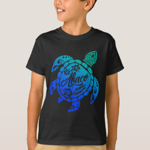 Abaco Tribal Sea Turtle Bahamas Beach Vacation  T-Shirt