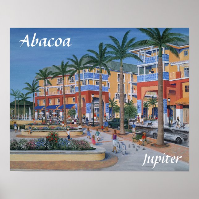 Abacoa Jupiter Town Center Poster (Front)