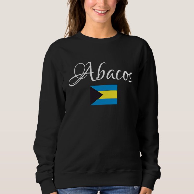 Abacos, National Flag of the Bahamas 1 Sweatshirt (Front)
