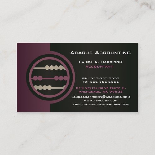 Abacus Accounting Business Cards