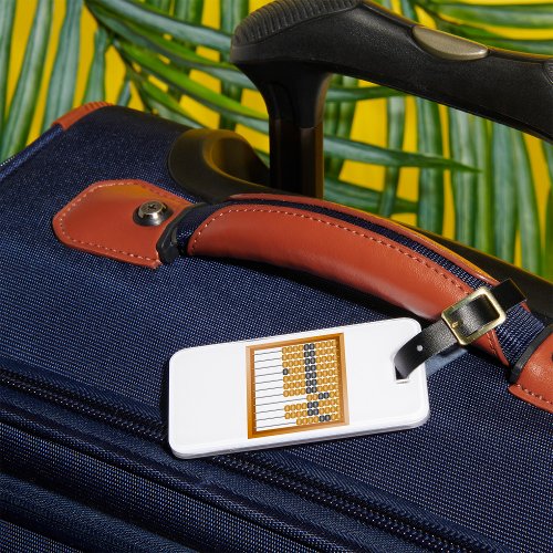 Abacus Luggage Tags