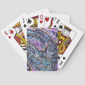 Abalone Abstract Sea Shell Designed Poker Cards