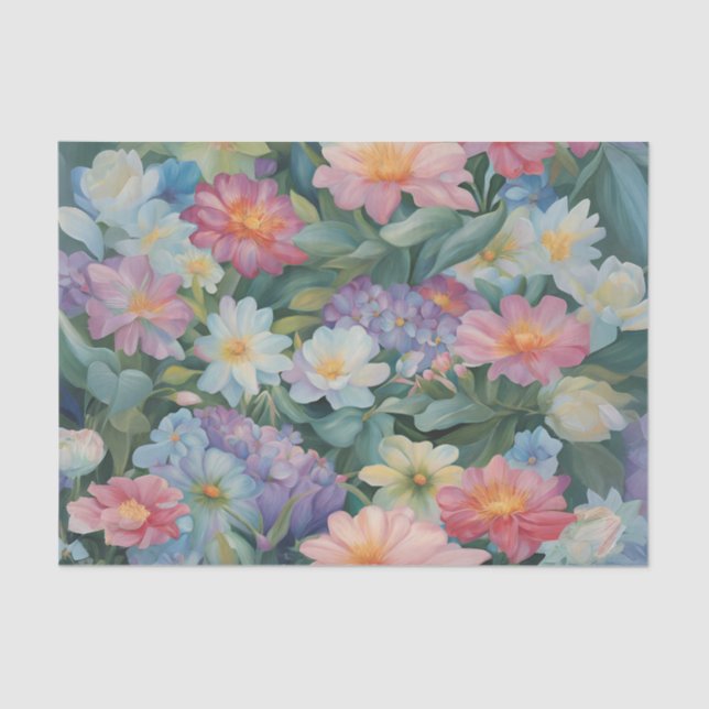 Abalone and Coral Decoupage Tissue Paper (Front)