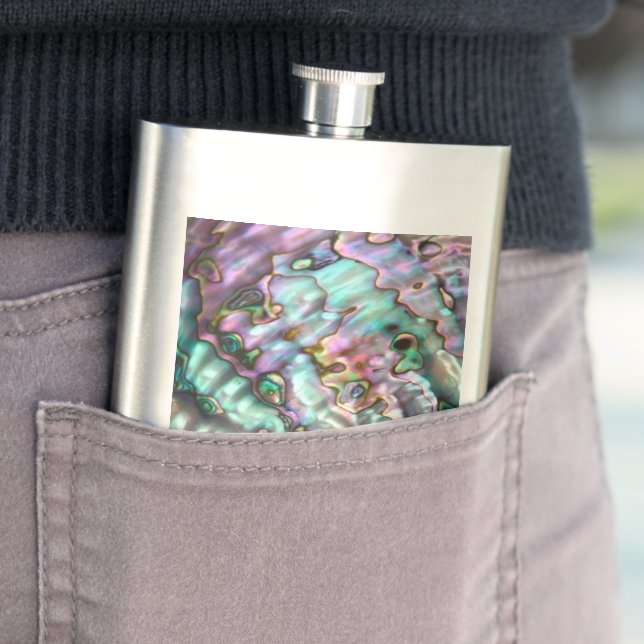 Abalone designed Classic Flask (In Situ)