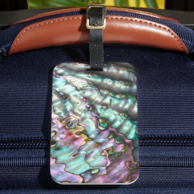 Abalone designed Luggage Tag (Front Insitu 2)