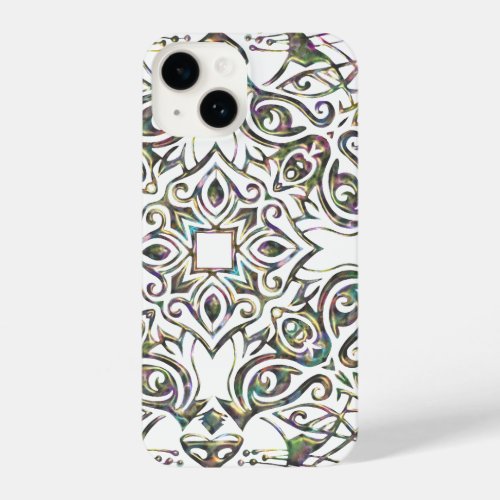 Abalone Jewel Look Cat Faces and Eyes Phone Cover