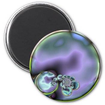 Abalone Look Abstract Magnet by Gingezel at Zazzle