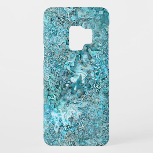 Abalone Pāua Shell Aqua Blue Case_Mate Samsung Galaxy S9 Case