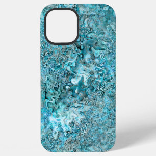 Abalone Pāua Shell Aqua Blue iPhone 12 Pro Max Case