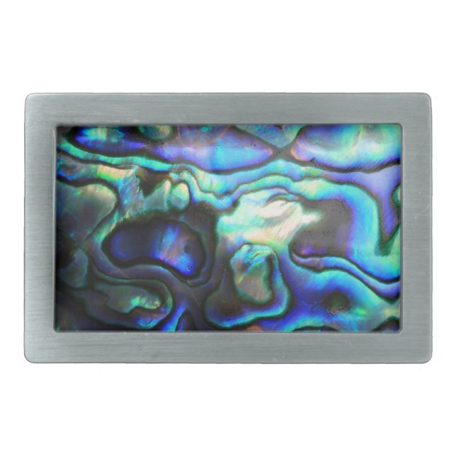 Abalone paua shell belt buckle (Front)