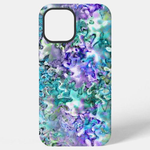 Abalone Pāua Shell Blue Purple iPhone 12 Pro Max Case