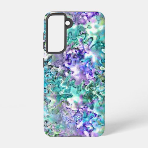 Abalone Pāua Shell Blue Purple Samsung Galaxy S21 Case
