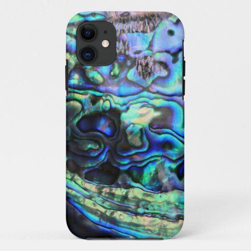 Abalone paua shell iPhone 11 case