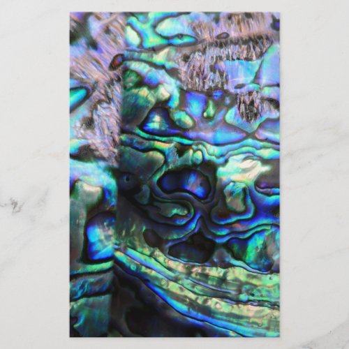 Abalone paua shell detail stationery