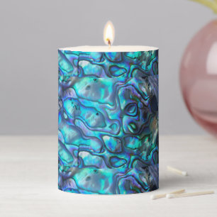 Abalone Pillar Candle