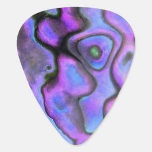 Abalone Purple Guitar Pick