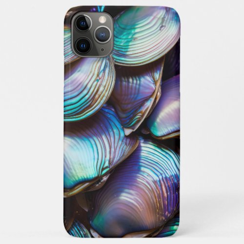 Abalone Shell Abstract Pattern iPhone 11 Pro Max Case