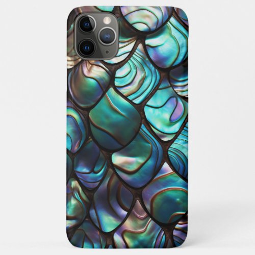 Abalone Shell Abstract Pattern iPhone 11 Pro Max Case