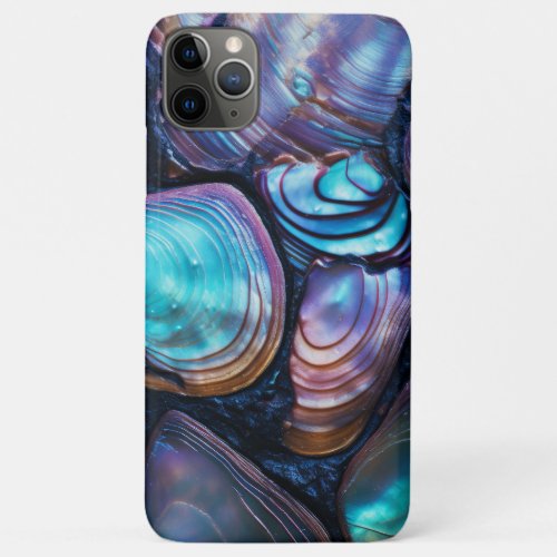 Abalone Shell Abstract Pattern iPhone 11 Pro Max Case